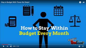 Stay in Budget With These Six Steps