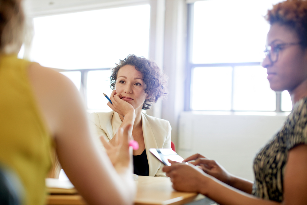 Businessmen discussing roles of a CFO