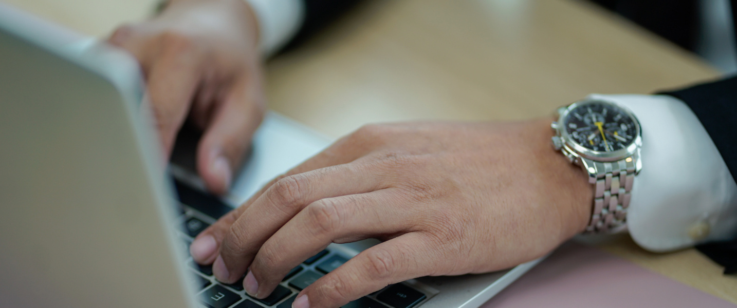 An accountant uses machine learning for accounting.