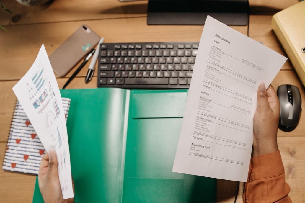 The different financial statements of a company