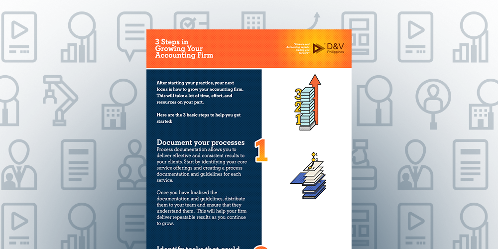Featured Image for post title: 3 Steps in Growing Your Accounting Firm