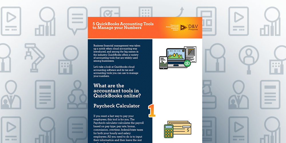 Featured Image for post title: 5 QuickBooks Accounting Tools to Manage your Numbers