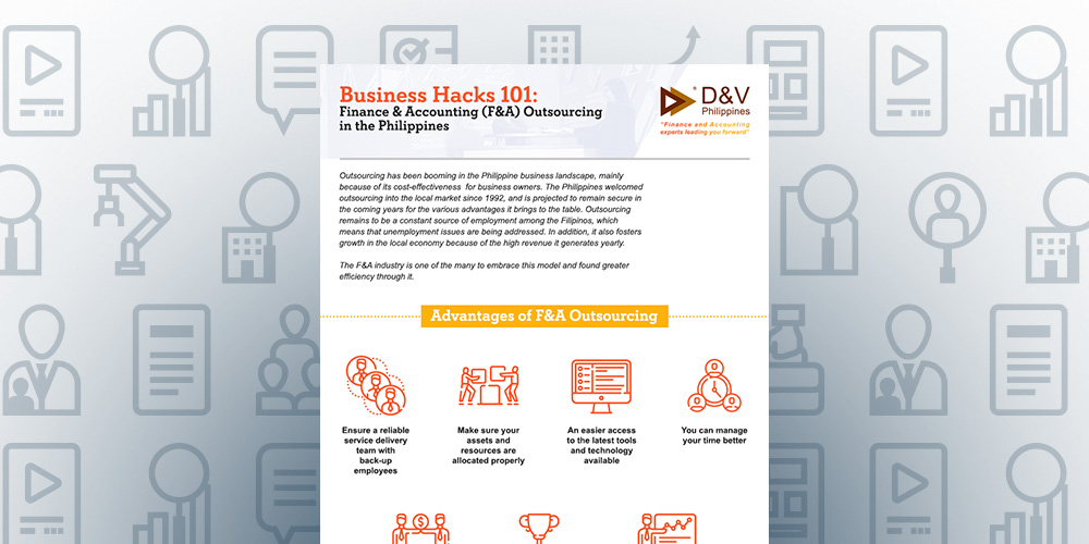 Featured Image for post title: Business Hacks 101: The Benefits of Finance & Accounting Outsourcing