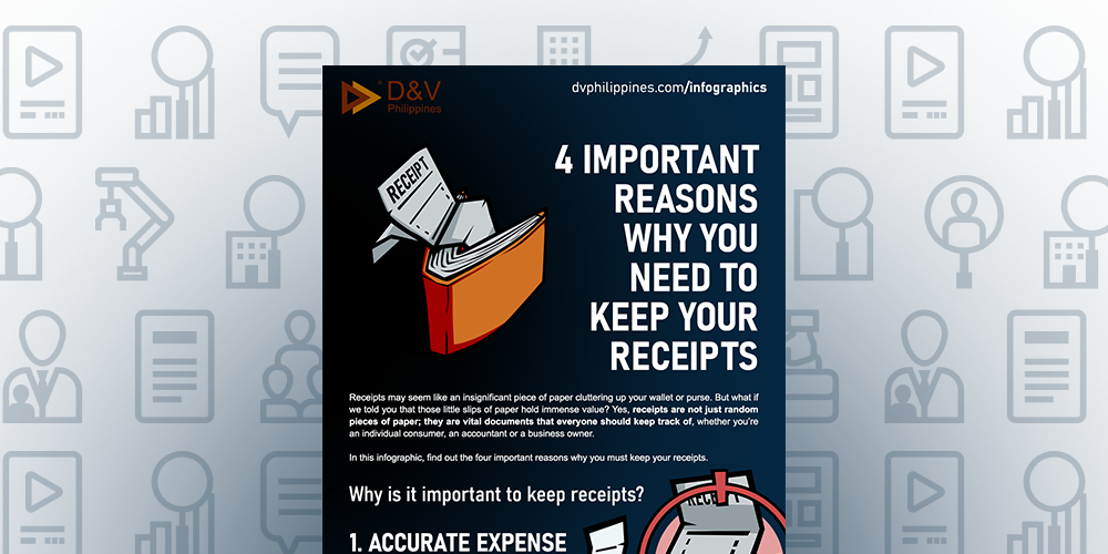 Featured Image for post title: 4 Important Reasons Why You Need to Keep Your Receipts