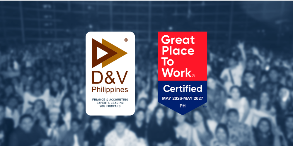 Featured Image for post title: D&V Philippines Earns Great Place to Work® Certification