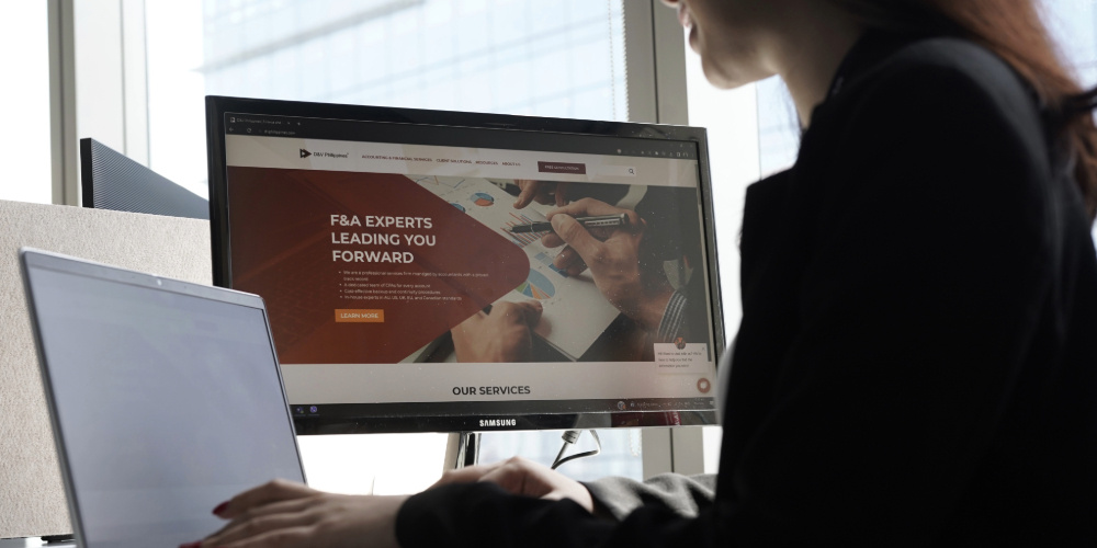 an employee tries to understand the basics of finance and accounting outsourcing