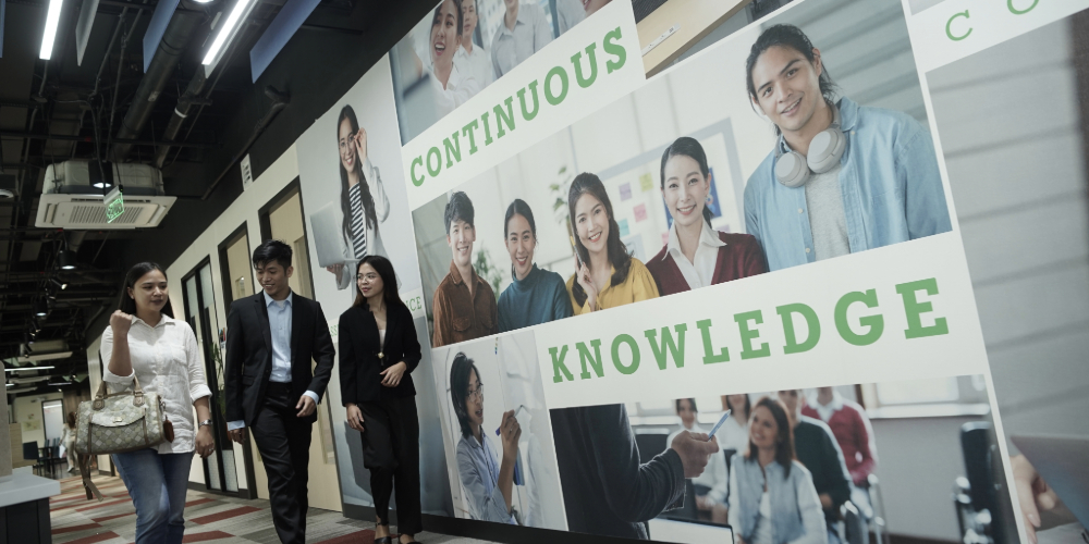 Employee started investing their time to their personal and professional development