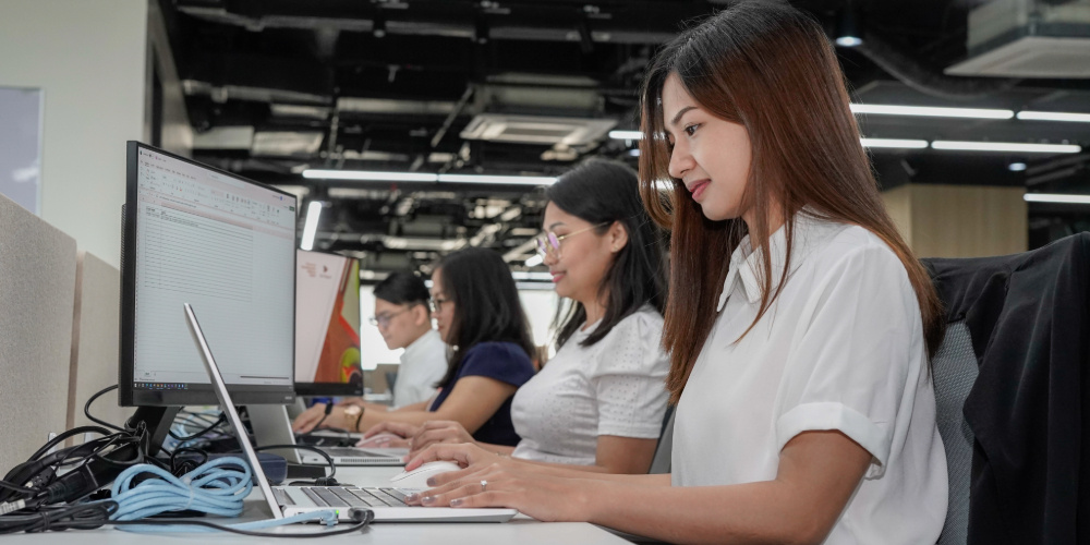 a team of employees who handle different roles to support their CFO