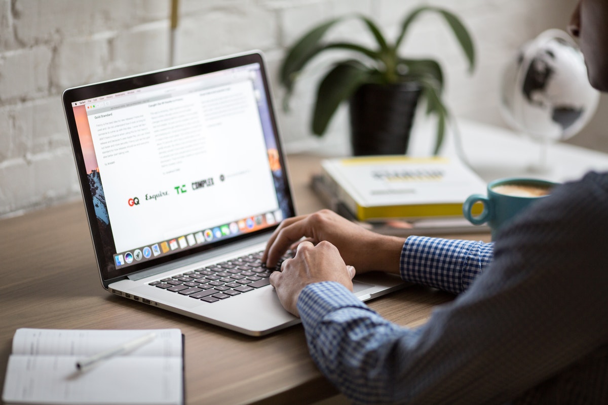 employee searching for cybersecurity best practices