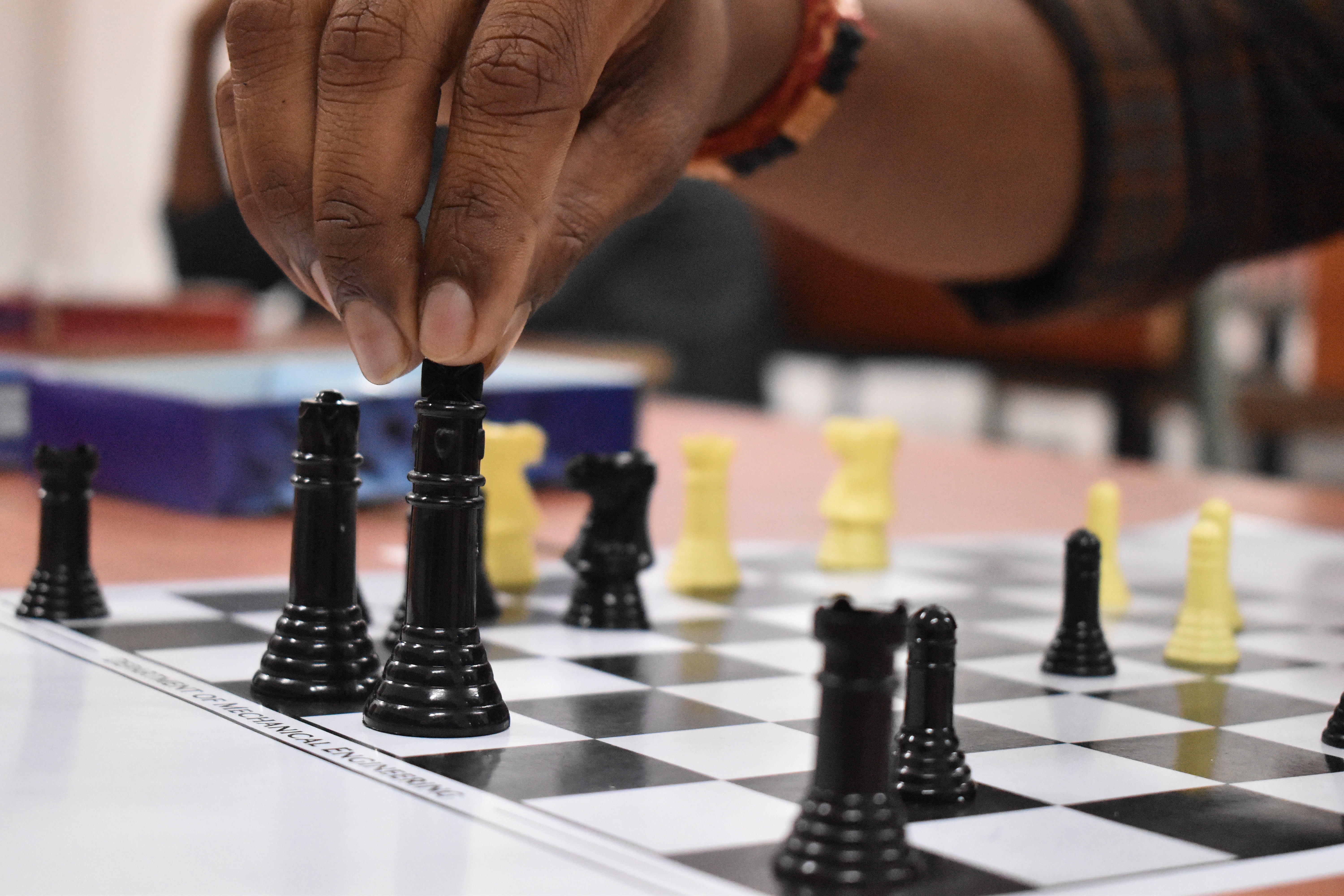 black-and-yellow-chess-pieces